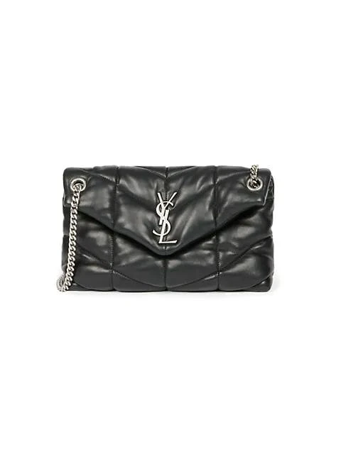 商品Yves Saint Laurent|Small Puffer Leather Crossbody Bag,价格¥23869,第1张图片