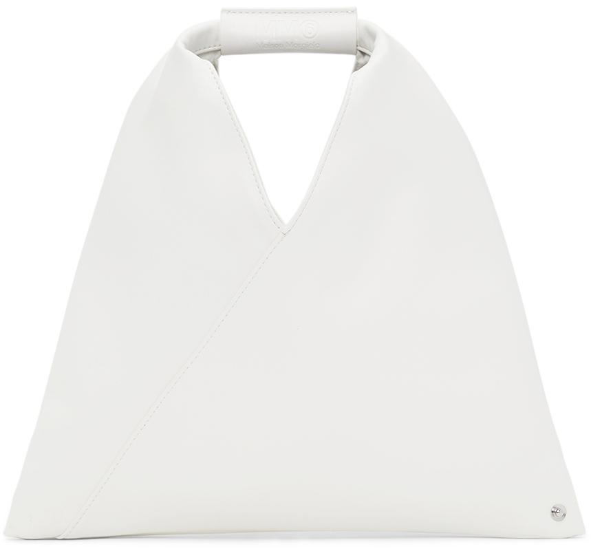商品MAISON MARGIELA|Nano 人造皮革三角形手提包,价格¥1472,第1张图片