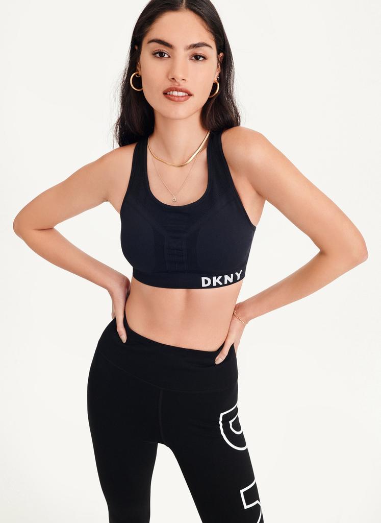 商品DKNY|Logo Mesh Sports Bra,价格¥187,第1张图片