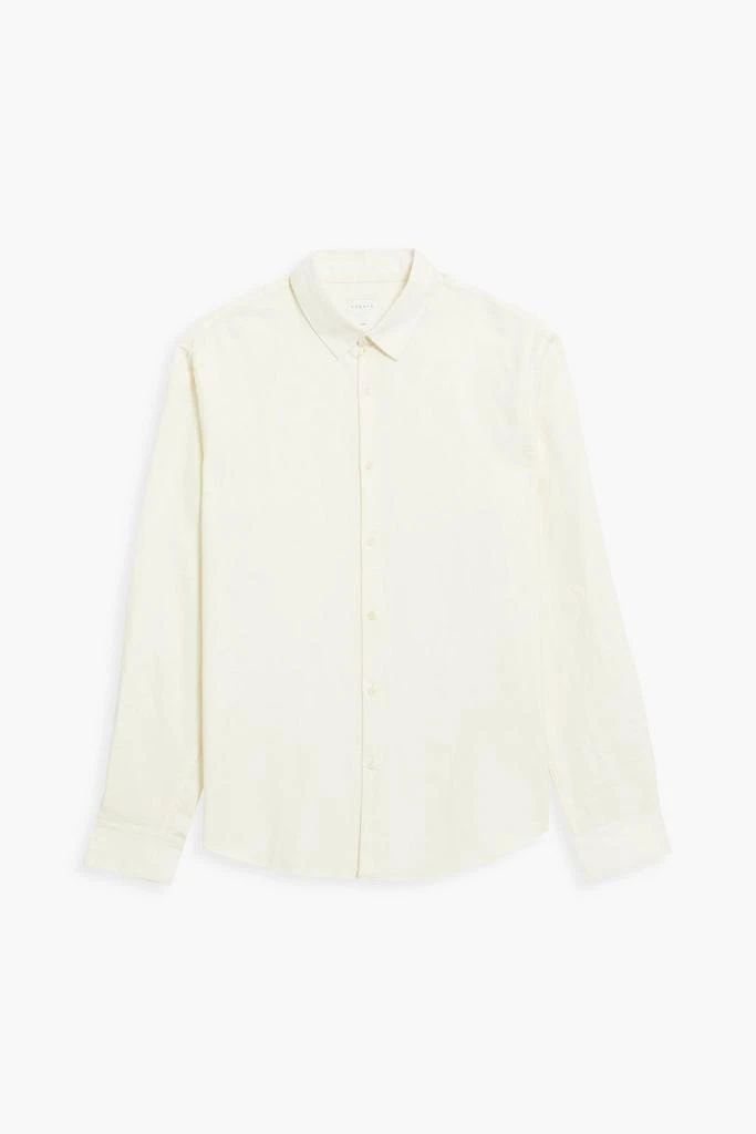 商品Sandro|Brushed cotton-twill shirt,价格¥949,第1张图片