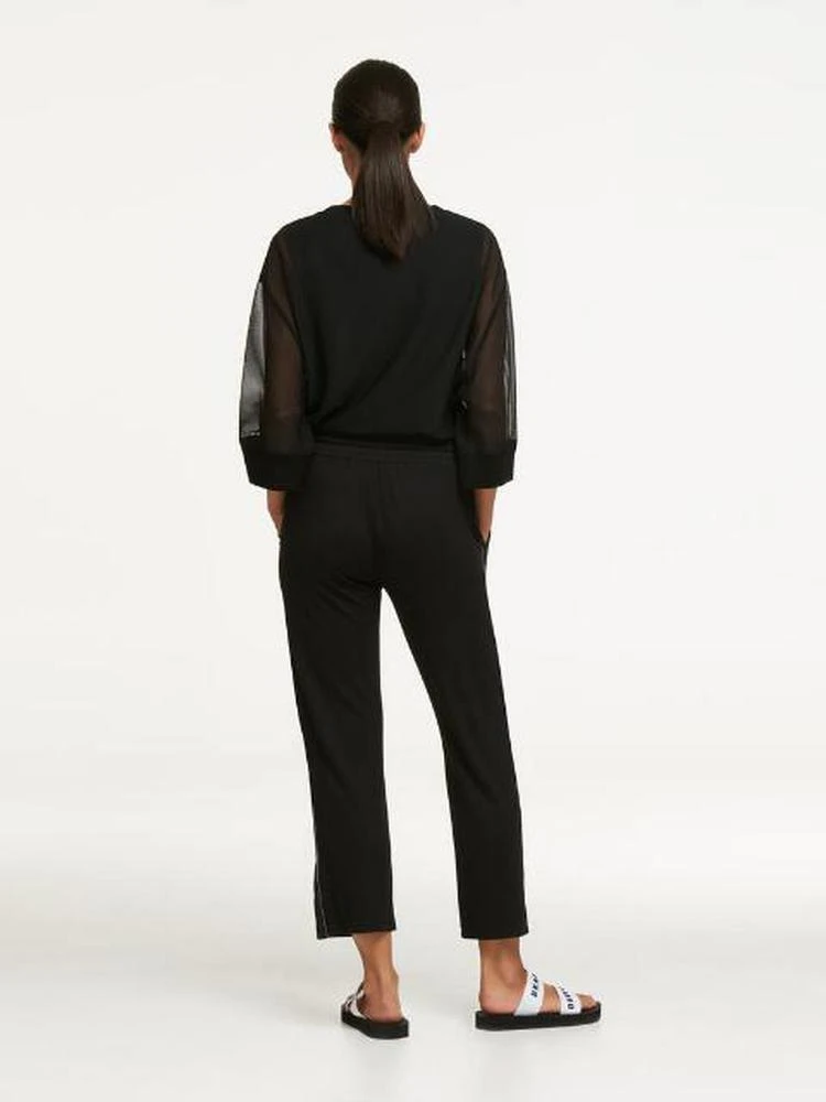 商品DKNY|Cropped Track Pant With Drawstring,价格¥369,第3张图片详细描述