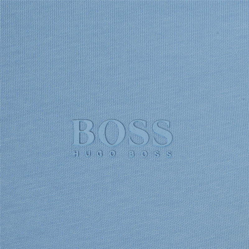 Hugo Boss 雨果博斯 男士休闲短袖浅蓝色棉 C-CANISTRO806613492商品第3张图片规格展示