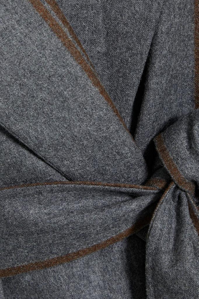 商品Brunello Cucinelli|Belted striped wool blazer,价格¥7251,第6张图片详细描述