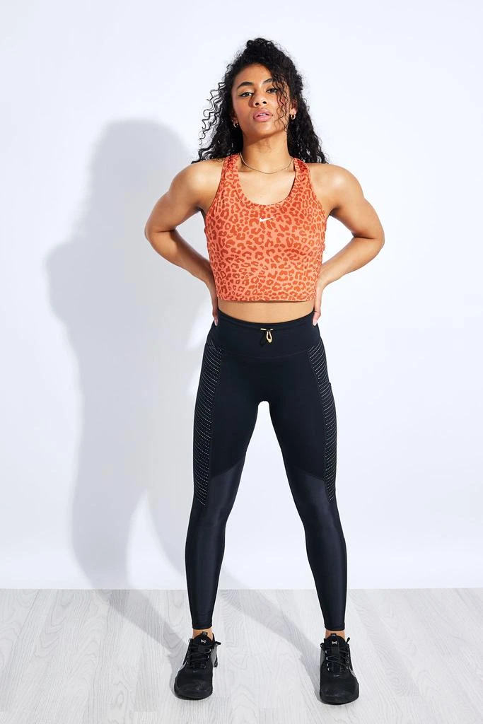 商品NIKE|Dri-FIT One Leopard Print Tank - Madder Root/White,价格¥418,第2张图片详细描述