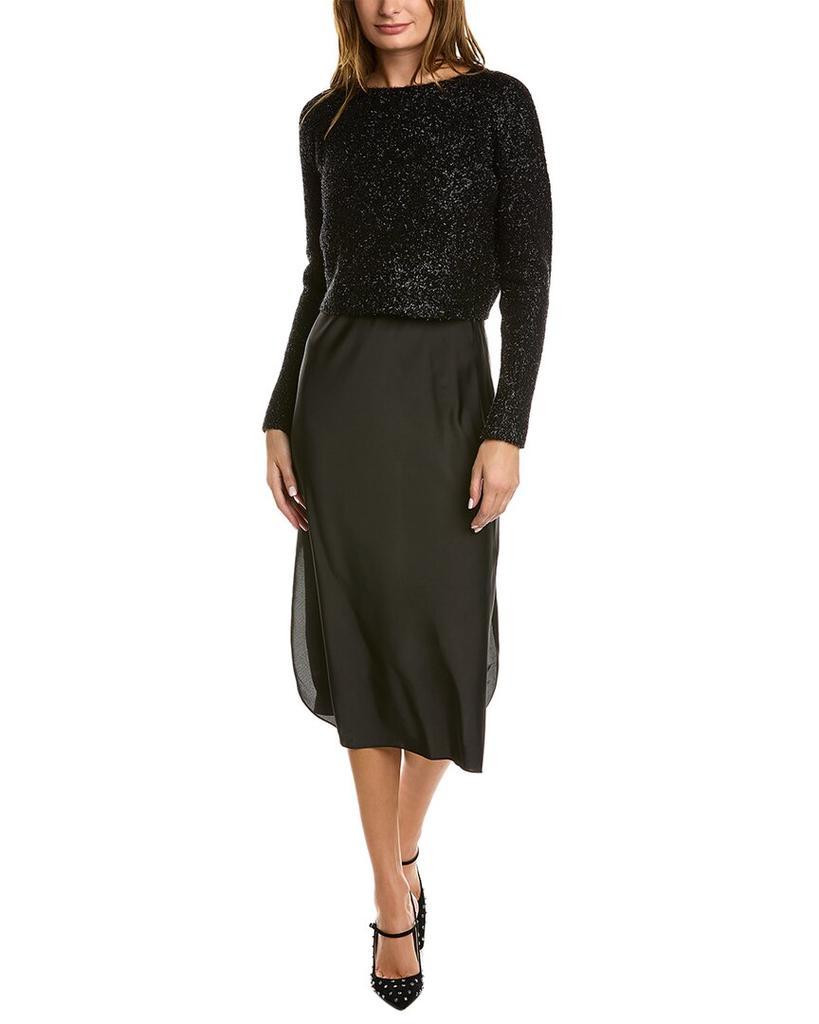 商品ALL SAINTS|AllSaints Rosetta Tinsel Midi Dress,价格¥820,第1张图片