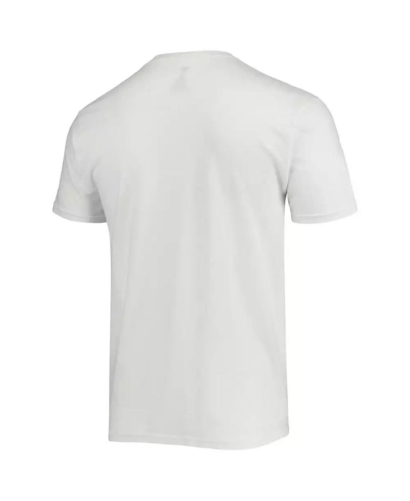 商品NBA Exclusive Collection|Men's NBA x McFlyy White Los Angeles Lakers Identify Artist Series T-shirt,价格¥302,第4张图片详细描述