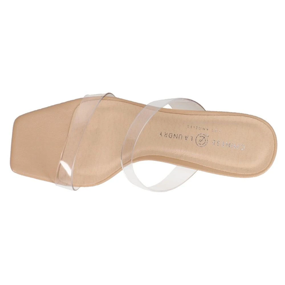 商品Chinese Laundry|Yanti Clear Slide Sandals,价格¥407,第4张图片详细描述
