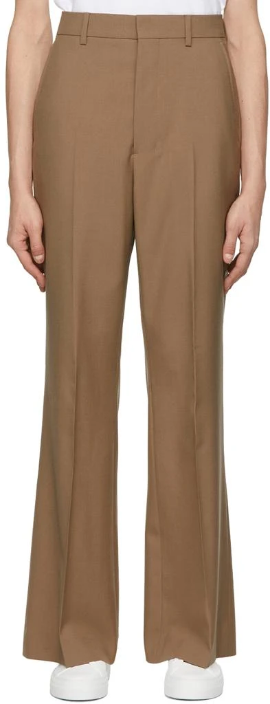 商品AMI|Taupe Wool Trousers,价格¥837,第1张图片