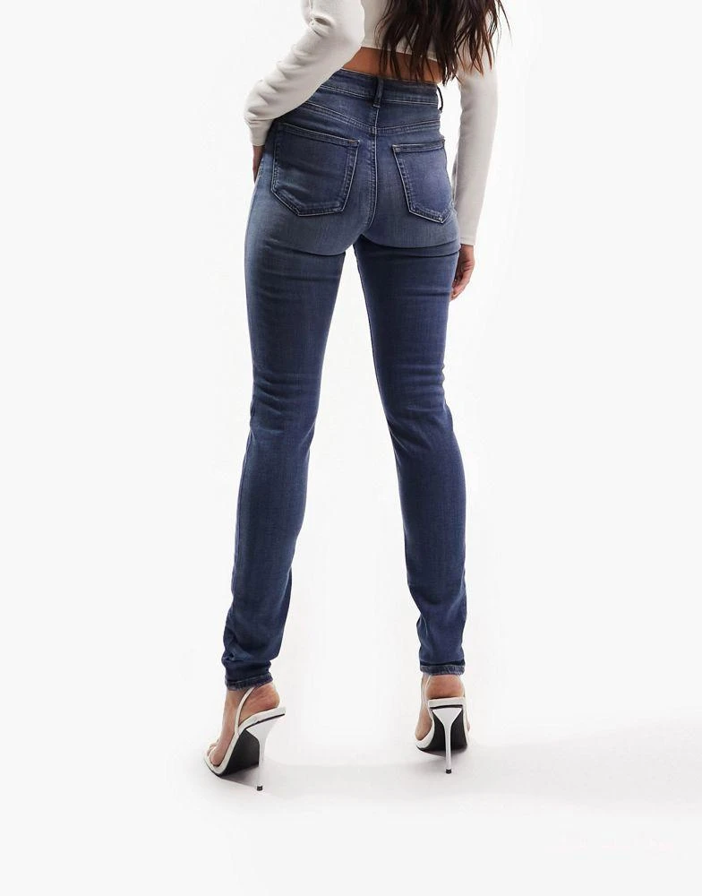 商品ASOS|ASOS DESIGN ultimate skinny jeans in authentic mid blue,价格¥127,第2张图片详细描述