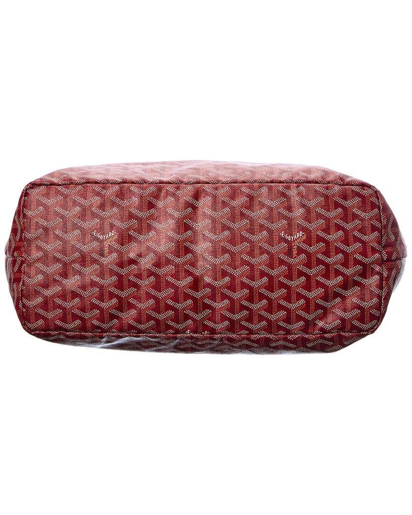 商品[二手商品] Goyard|Goyard Red Goyardine Canvas St. Louis PM (Authentic Pre-Owned),价格¥13001,第5张图片详细描述