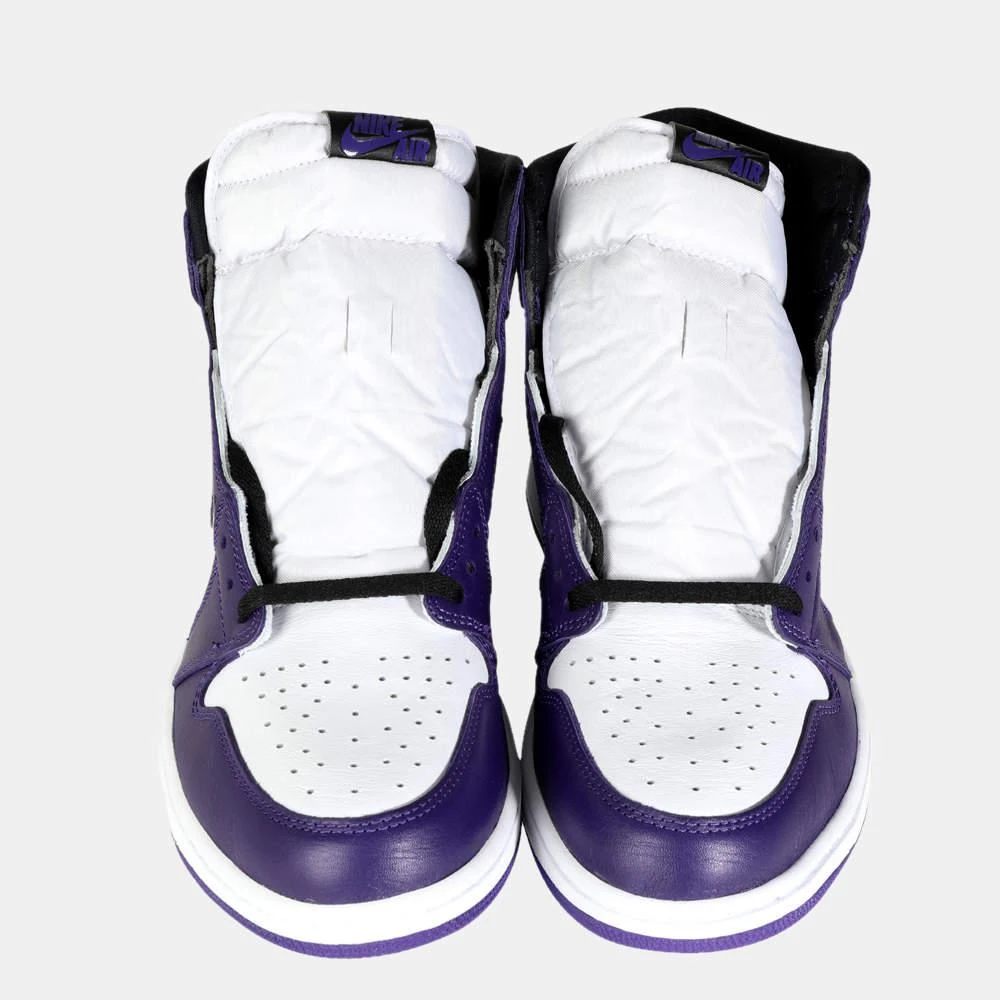 商品[二手商品] Jordan|Air Jordan 1 Retro High OG 'Court Purple 2.0' Sneakers (12 US) EU 45,价格¥2924,第3张图片详细描述