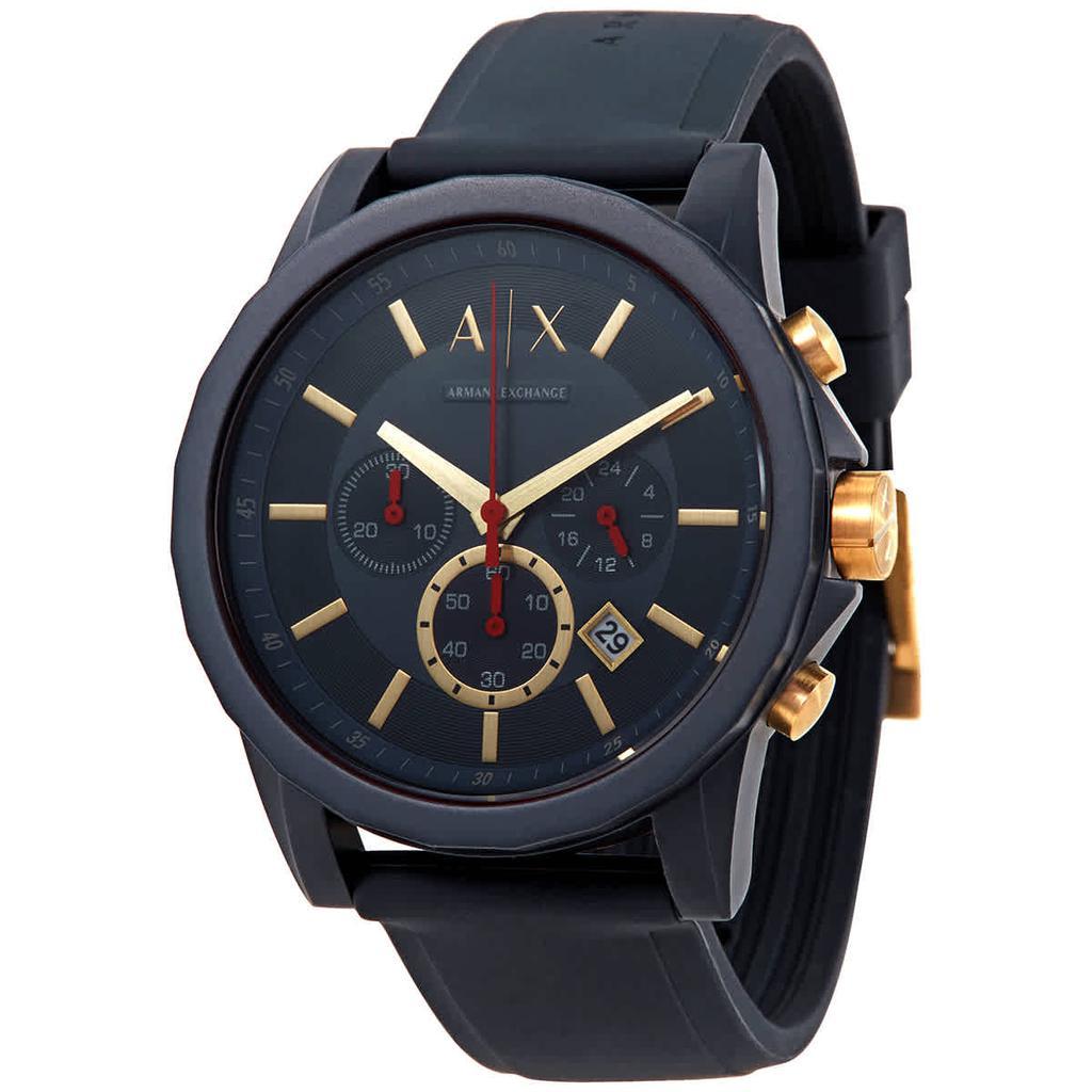 商品Armani Exchange|Armani Exchange Outerbanks Mens Chronograph Quartz Watch AX1335,价格¥543,第1张图片