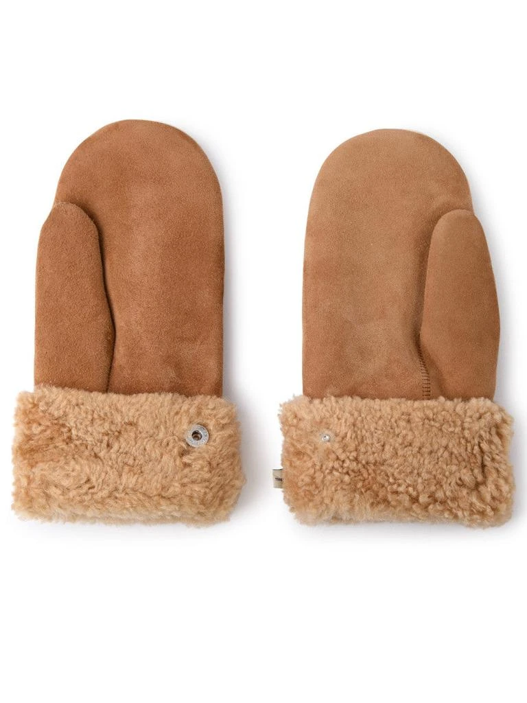 商品TOASTIES|GUANTI IN SUEDE E PELLICCIA BEIGE,价格¥947,第3张图片详细描述