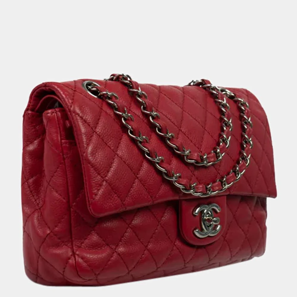 商品[二手商品] Chanel|CHANEL Classique Caviar Shoulder bag in Red Leather,价格¥27627,第2张图片详细描述