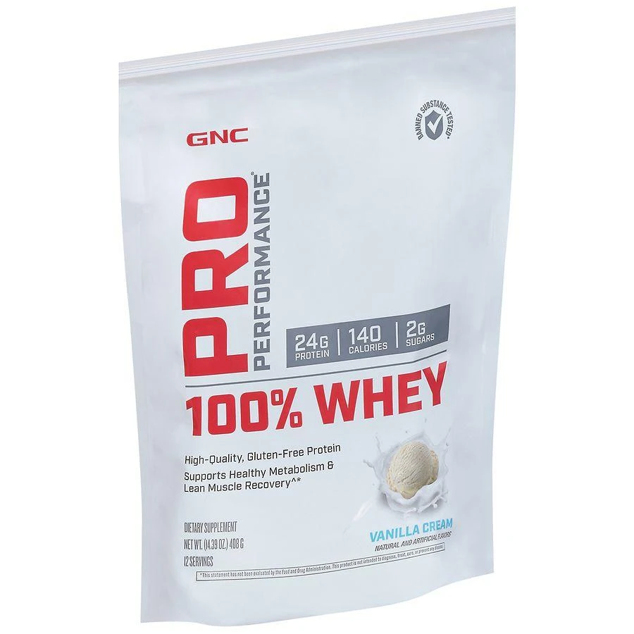 商品GNC Pro Performance|100% Whey Vanilla Cream,价格¥183,第2张图片详细描述