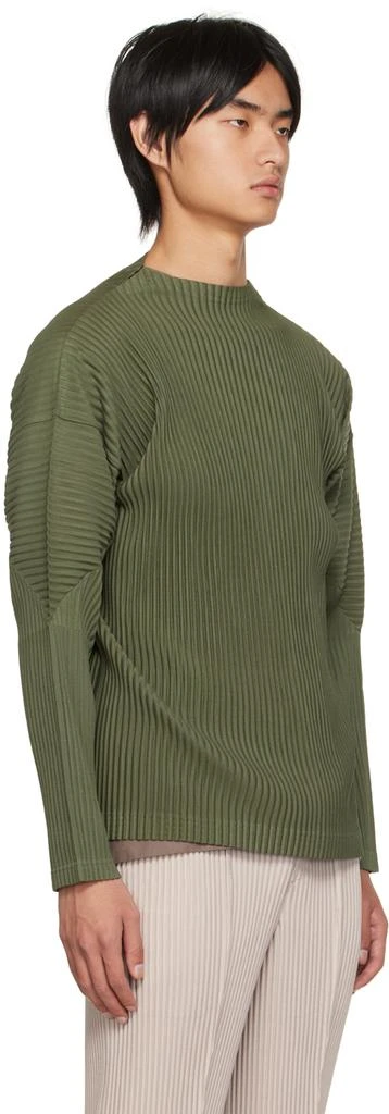 商品Homme Plissé Issey Miyake|绿色 Cargo 长袖 T 恤,价格¥2666,第2张图片详细描述