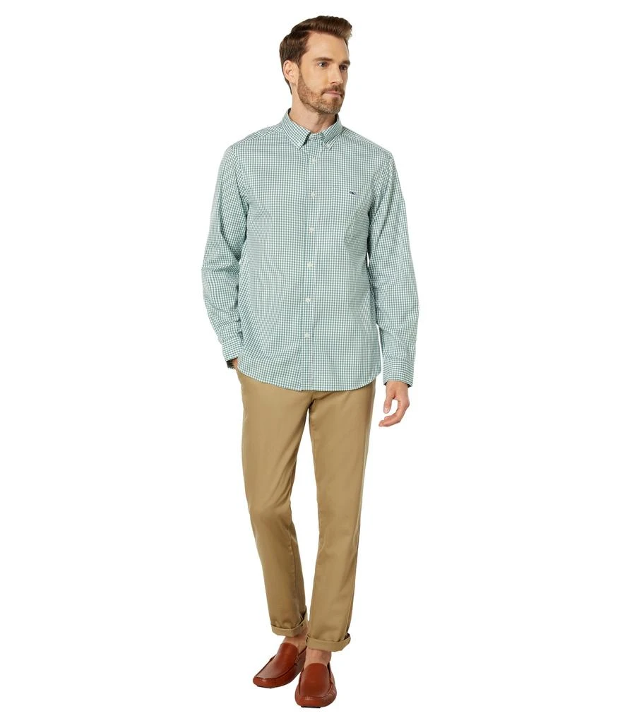 商品Vineyard Vines|Classic Fit Gingham Poplin Shirt,价格¥616,第4张图片详细描述