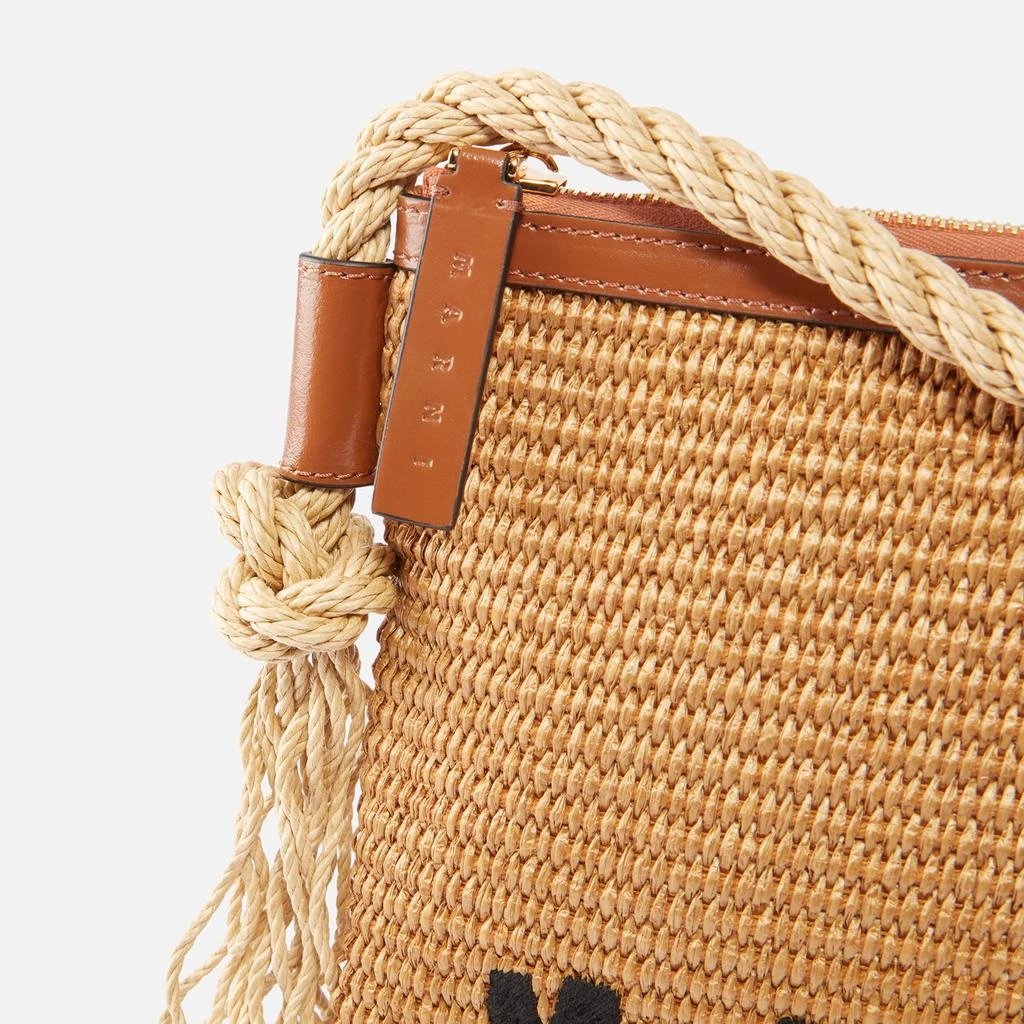 商品Marni|Marni Marcel Raffia and Leather Crossbody Bag,价格¥2708,第5张图片详细描述