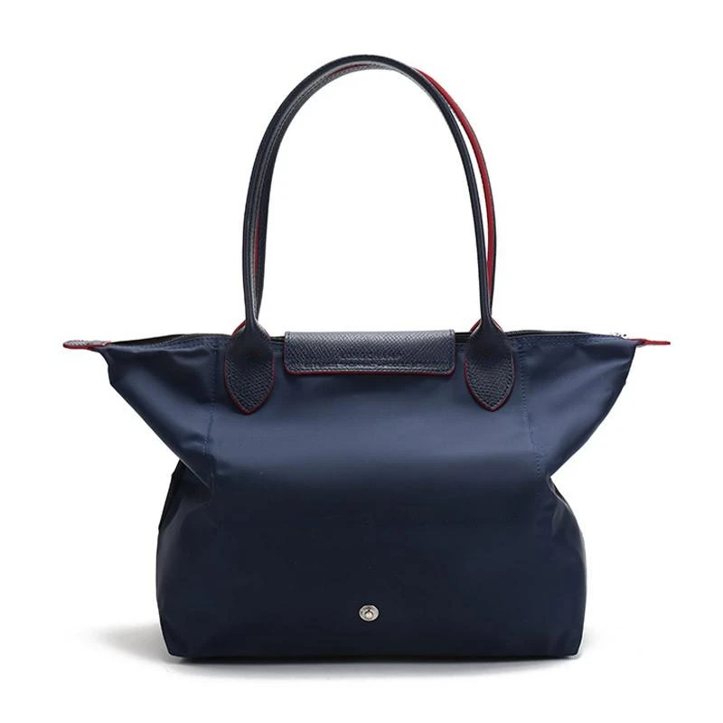 商品[国内直发] Longchamp|珑骧 LONGCHAMP 2020春夏 女士LE PLIAGE系列织物小号长柄可折叠饺子包70周年款 L2605 619 556 海军蓝色,价格¥628,第4张图片详细描述