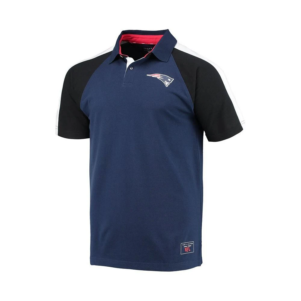 商品Tommy Hilfiger|Men's Navy, White New England Patriots Holden Raglan Polo Shirt,价格¥390,第2张图片详细描述