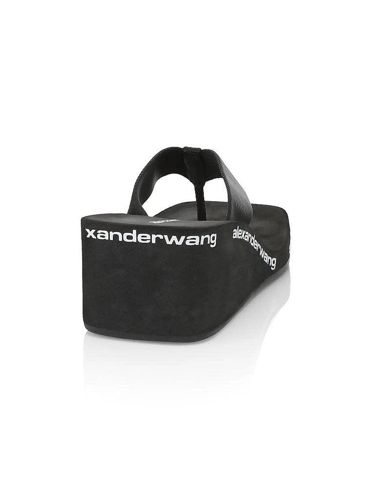 商品Alexander Wang|AW Thong Wedge Mules,价格¥1374,第3张图片详细描述