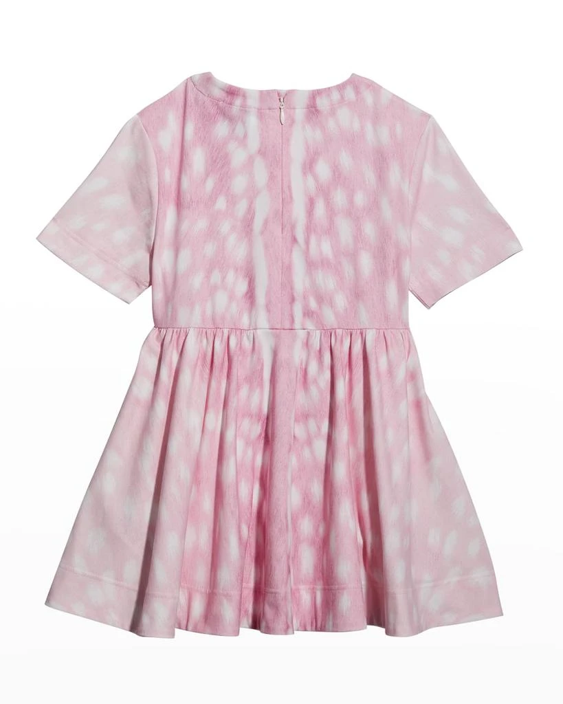 商品Burberry|Girl's Deer-Print Logo Dress, Size 3-14,价格¥1640,第2张图片详细描述