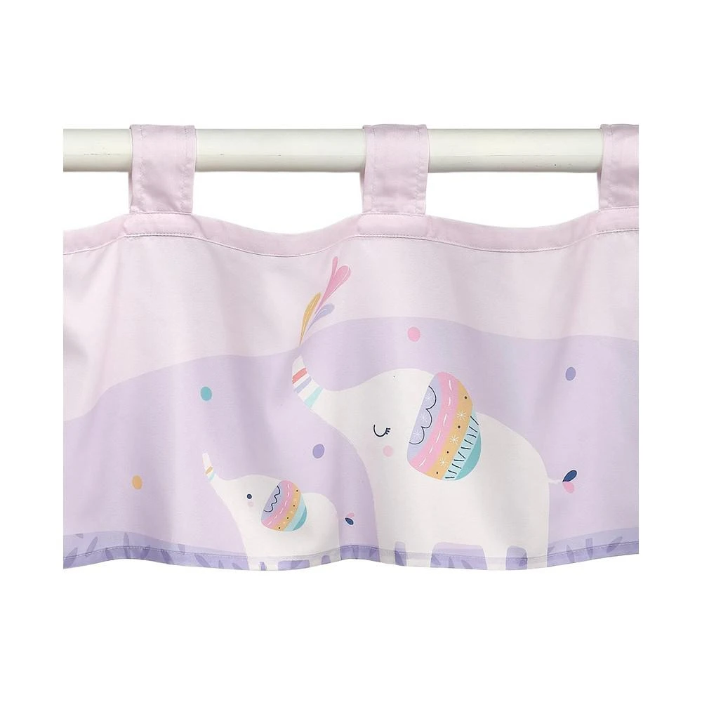 商品Bedtime Originals|Elephant Dreams Nursery/Child Light Pink Window Valance,价格¥127,第2张图片详细描述