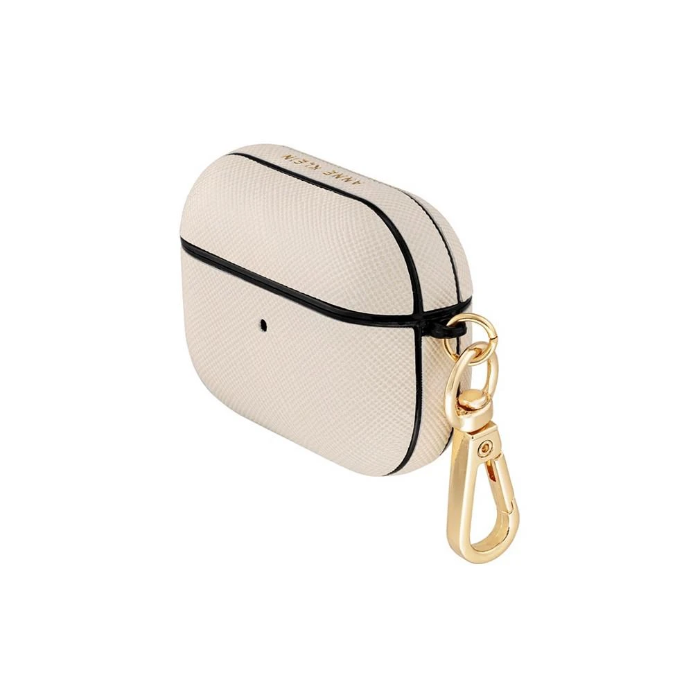 商品Anne Klein|Women's Ivory Saffiano Leather AirPods Pro Case,价格¥225,第3张图片详细描述