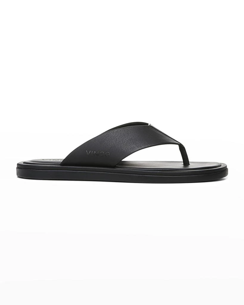 商品Vince|Men's Dean 2 Leather Flip Flops,价格¥588,第3张图片详细描述