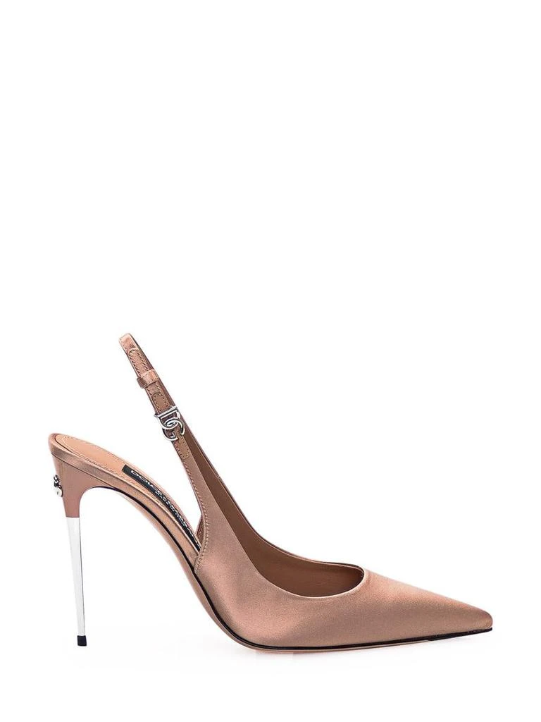 商品Dolce & Gabbana|Dolce & Gabbana Satin Slingback,价格¥4353,第1张图片