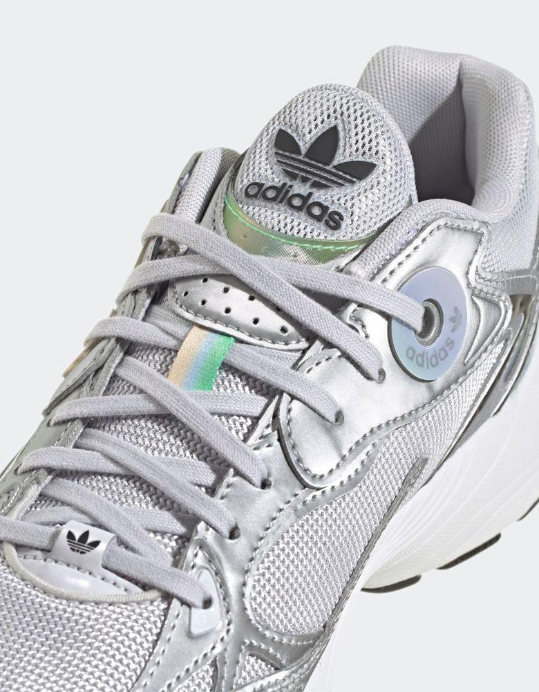 adidas Originals astir trainers in grey and silver商品第3张图片规格展示