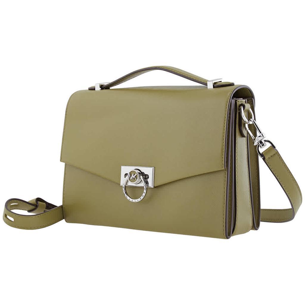 商品Michael Kors|Olive Green Ladies Hendrix Medium Leather Envelope Bag,价格¥1635,第1张图片