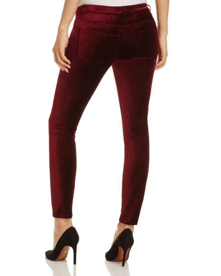 商品Paige|Verdugo Ankle Velvet Jeans in Dark Magenta,价格¥1175,第2张图片详细描述