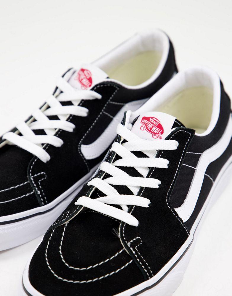 Vans Sk8-Low trainers in black商品第2张图片规格展示