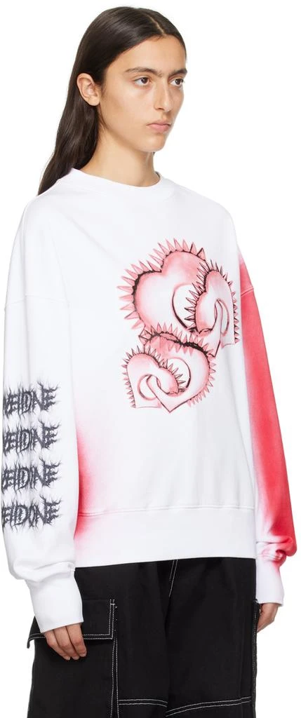 商品We11done|White Printed Sweatshirt,价格¥1084,第2张图片详细描述