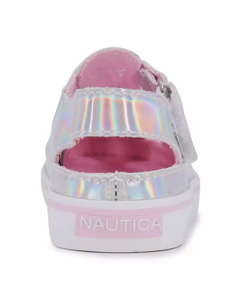 商品Nautica|Toddler and Little Girls Mikkel Slide Sandals,价格¥147,第3张图片详细描述