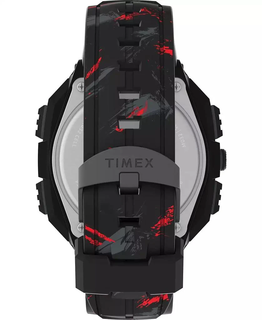 商品Timex|UFC Men's Shockxl Digital Black Polyurethane Watch, 50mm,价格¥898,第4张图片详细描述