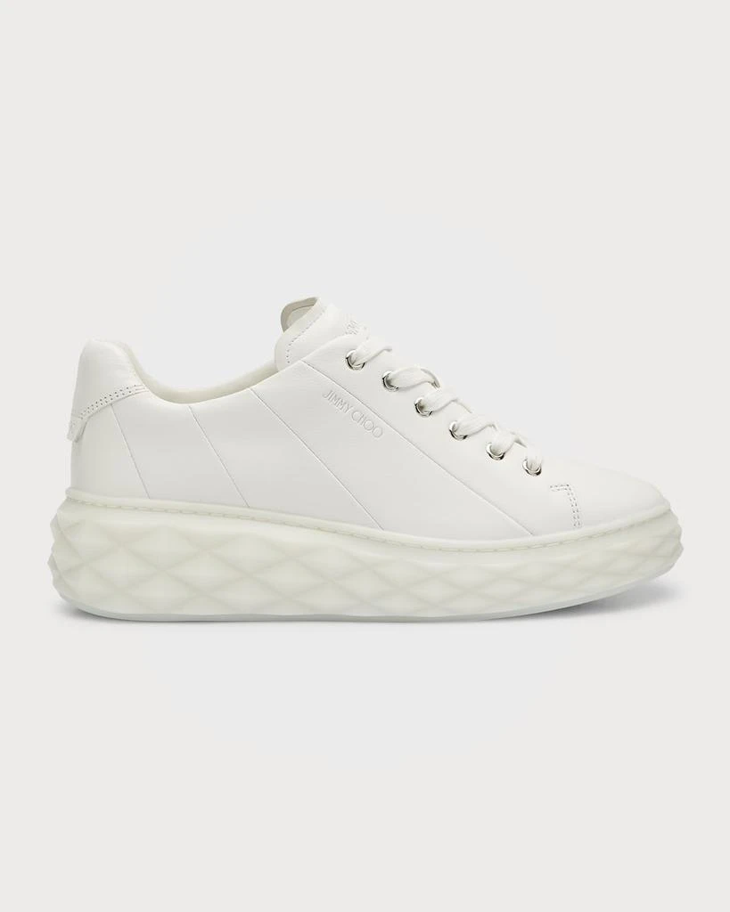 商品Jimmy Choo|Diamond Leather Low-Top Sneakers,价格¥4560,第1张图片