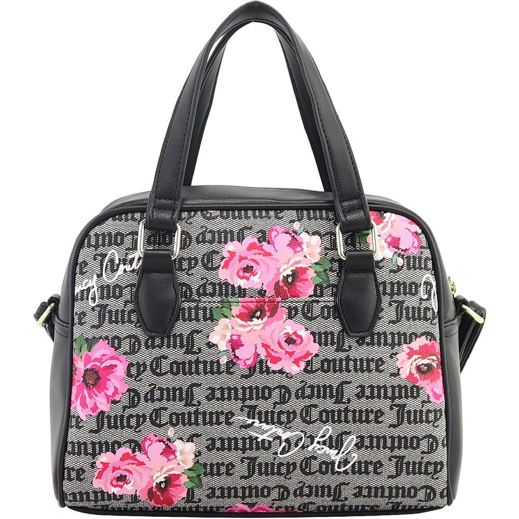 Juicy Couture If The Crown Fits Women's Faux Leather Convertible Satchel Handbag商品第5张图片规格展示
