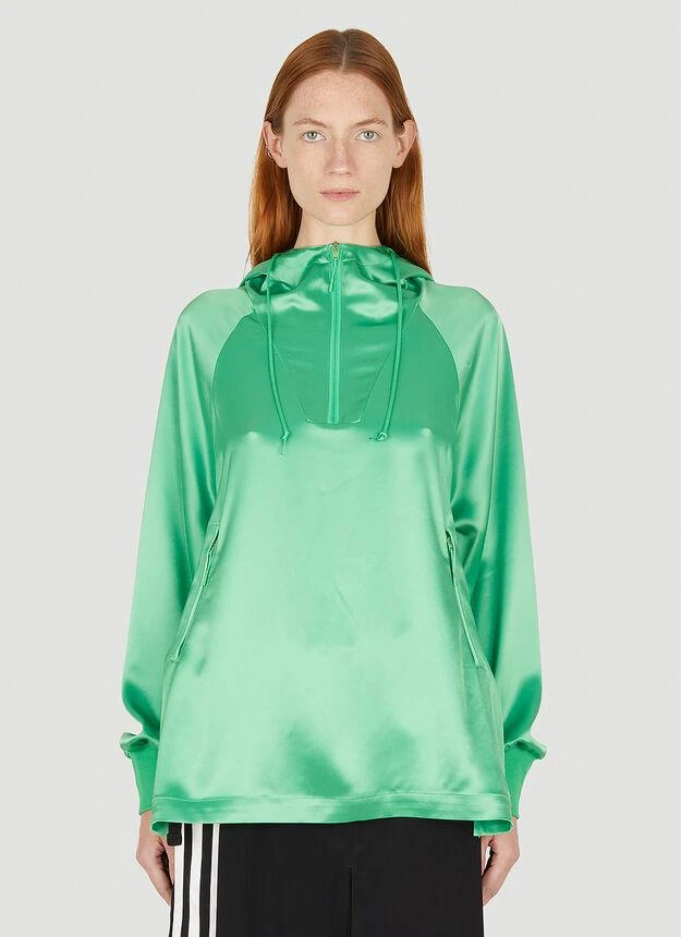 商品Y-3|Classic Tech Hooded Sweatshirt in Green,价格¥815,第1张图片