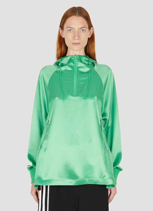 商品Y-3|Classic Tech Hooded Sweatshirt in Green,价格¥891,第1张图片