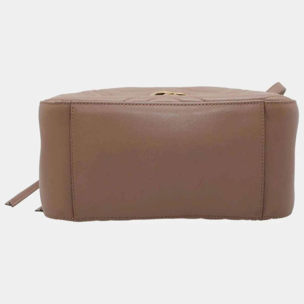 商品[二手商品] Gucci|Gucci Beige Leather GG Marmont Backpack,价格¥9048,第5张图片详细描述
