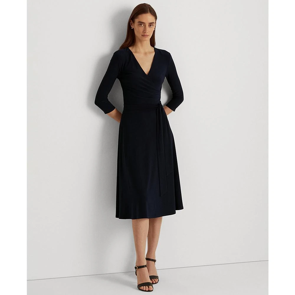 商品Ralph Lauren|Surplice Jersey Dress,价格¥1095,第1张图片