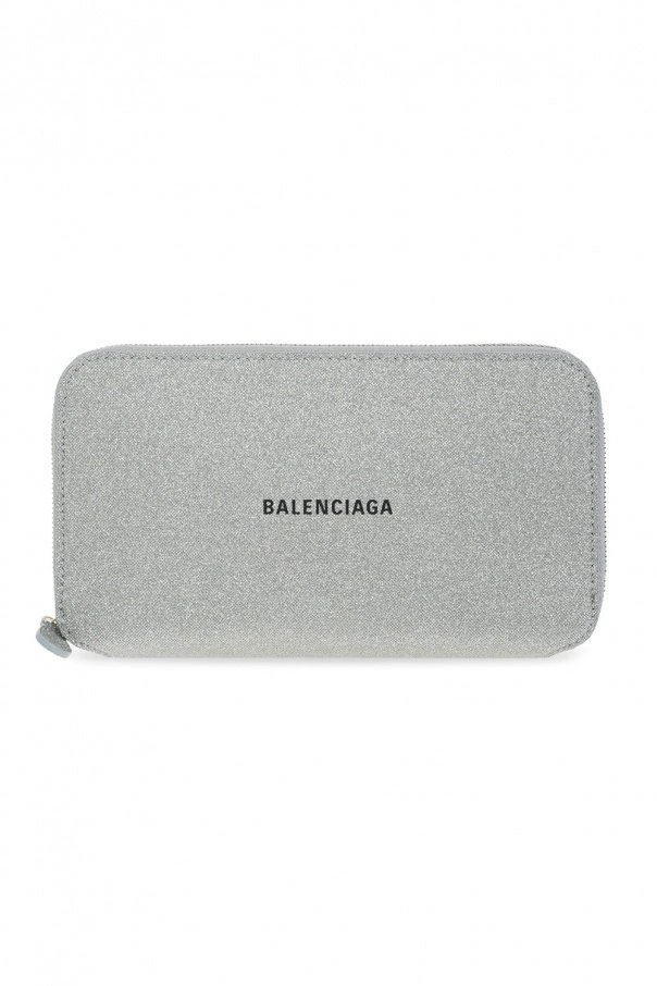 商品Balenciaga|Balenciaga Logo Printed Zipped Wallet,价格¥2848,第1张图片