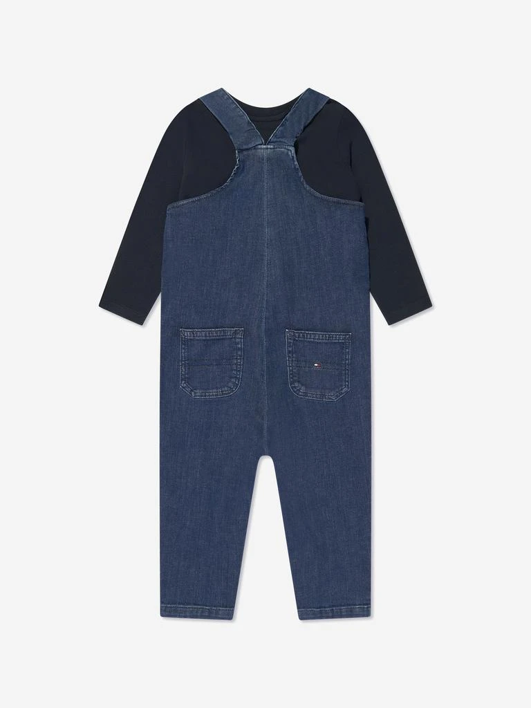 商品Tommy Hilfiger|Tommy Hilfiger Baby Dungaree Set in Navy,价格¥330,第2张图片详细描述