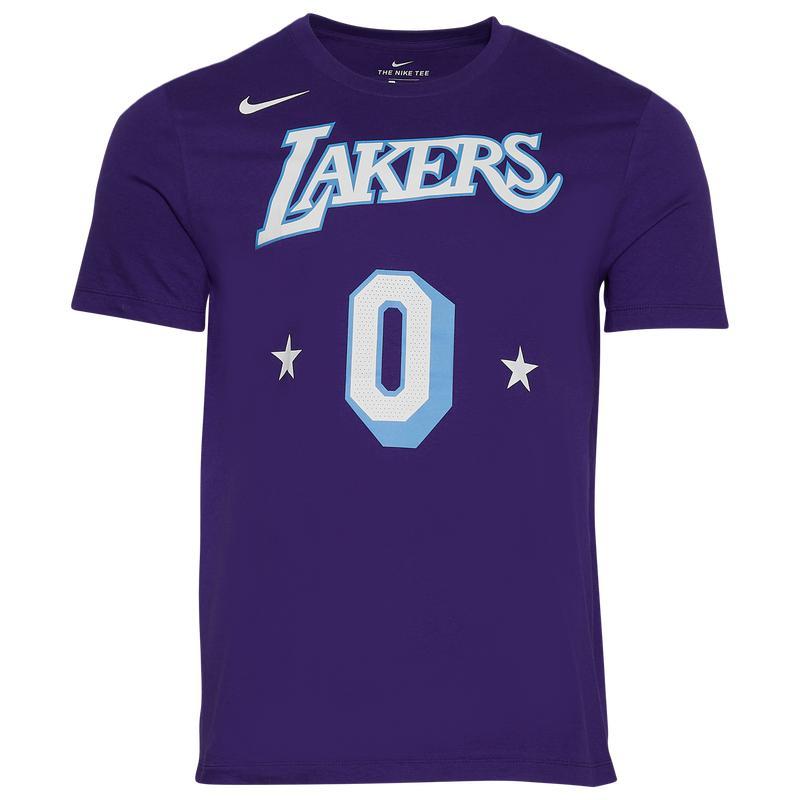 商品NIKE|Nike Lakers MMT T-Shirt - Men's,价格¥134-¥261,第4张图片详细描述