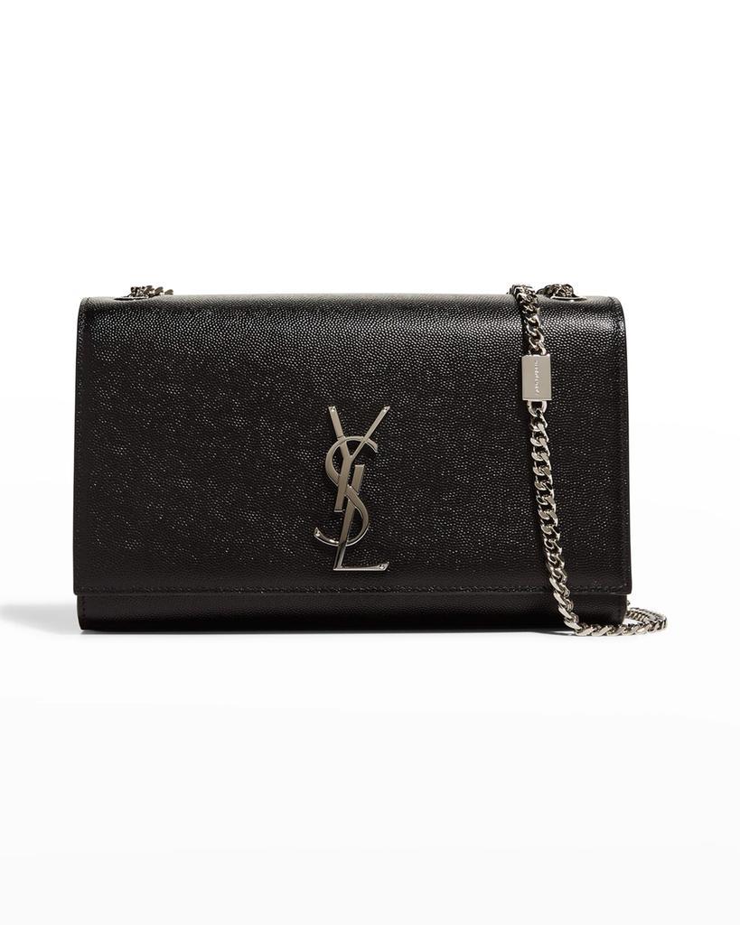 商品Yves Saint Laurent|Kate Medium YSL Grain de Poudre Wallet on Chain,价格¥16116,第3张图片详细描述