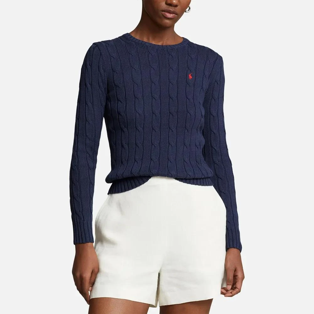 商品Ralph Lauren|Polo Ralph Lauren Julianna Cable Knit Cotton Jumper,价格¥1828,第1张图片