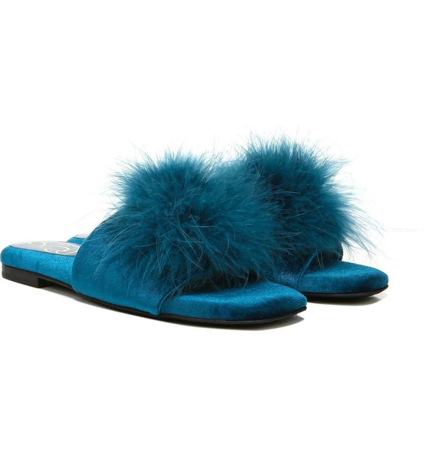 商品Sam Edelman|Francie Furry Flat,价格¥174,第1张图片