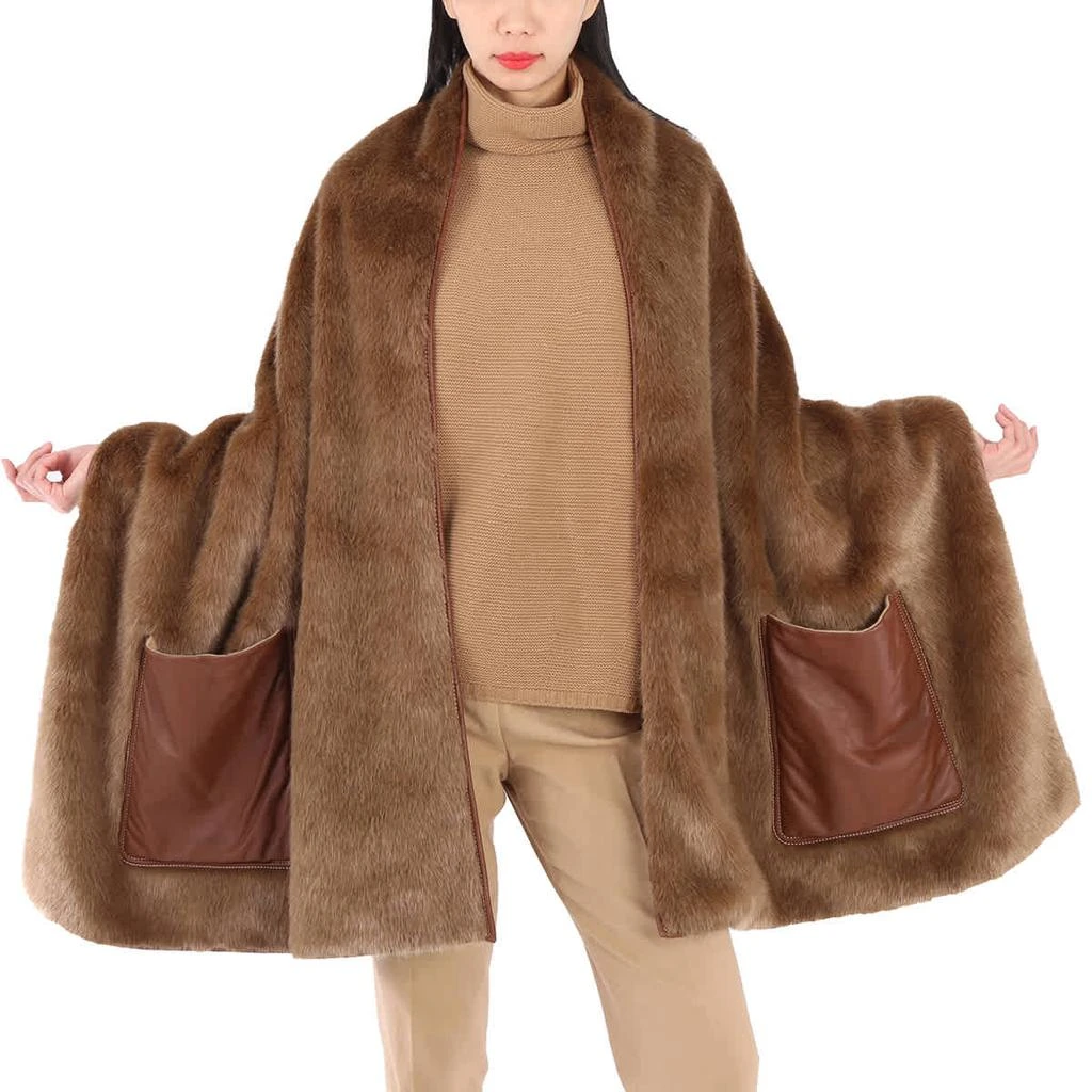 商品Burberry|Camel Outerwear Cover-Ups,价格¥4272,第1张图片